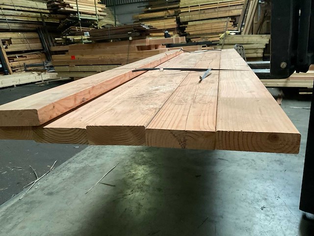 Douglas balk geschaafd - 295x15,5x4,5 cm (6x) - afbeelding 10 van  10