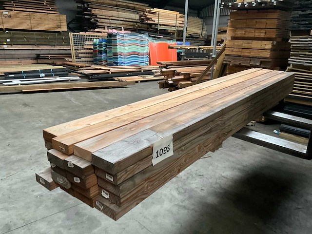 Douglas balk geschaafd - 300x12x4,5 cm (20x) - afbeelding 1 van  10