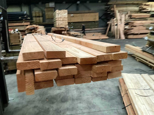 Douglas balk geschaafd - 300x12x4,5 cm (26x) - afbeelding 5 van  8