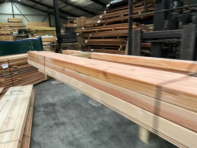 Douglas balk geschaafd - 300x12x6,2 cm (13x) - afbeelding 2 van  8