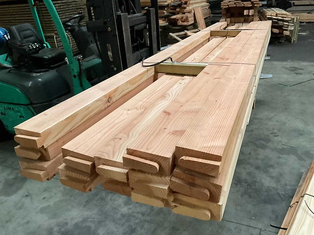 Douglas balk geschaafd - 300x12x6,2 cm (13x) - afbeelding 3 van  6