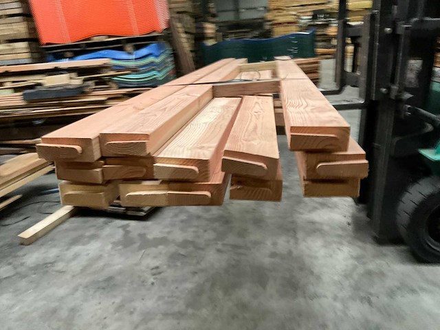 Douglas balk geschaafd - 300x12x6,2 cm (13x) - afbeelding 5 van  6