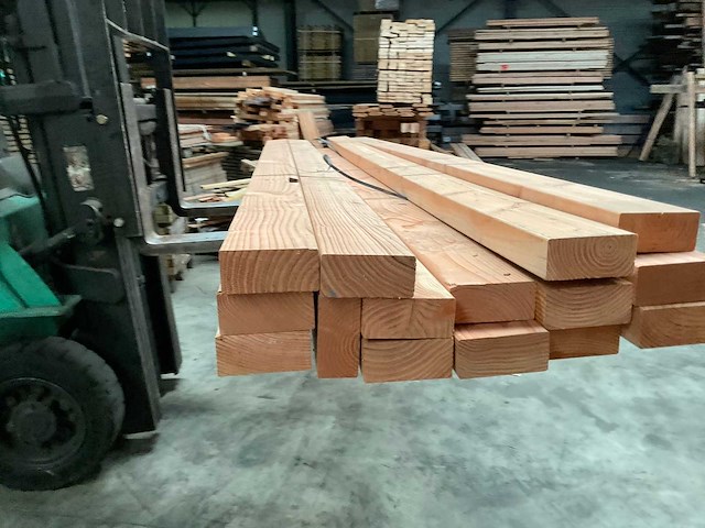 Douglas balk geschaafd - 320x14x6,2 cm (15x) - afbeelding 2 van  12