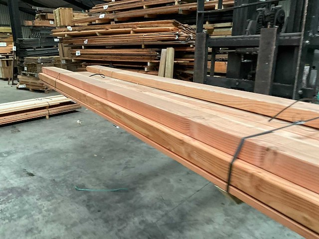 Douglas balk geschaafd - 370x14x6,2 cm (7x) - afbeelding 4 van  10