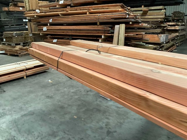 Douglas balk geschaafd - 370x14x6,2 cm (7x) - afbeelding 5 van  10