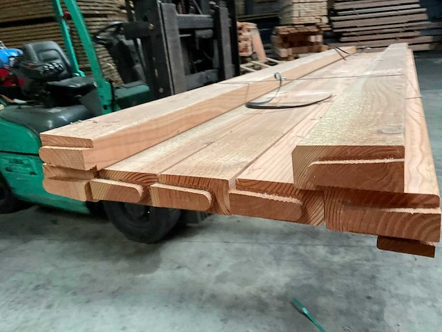 Douglas balk geschaafd - 370x14x6,2 cm (7x) - afbeelding 7 van  10