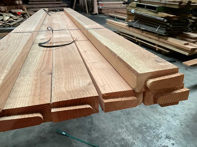 Douglas balk geschaafd - 370x14x6,2 cm (7x) - afbeelding 10 van  10