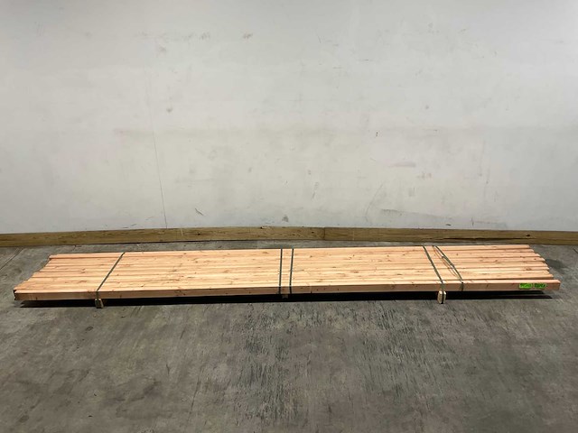 Douglas balk geschaafd - 400x7x4,5 cm (14x) - afbeelding 2 van  7