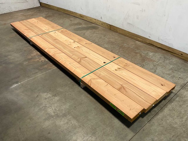 Douglas balk geschaafd 400x21,5x6,8 cm (4x) - afbeelding 1 van  8