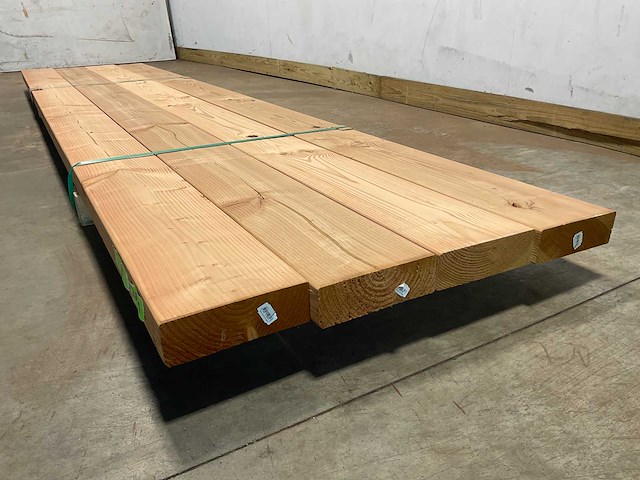 Douglas balk geschaafd 400x21,5x6,8 cm (4x) - afbeelding 3 van  8