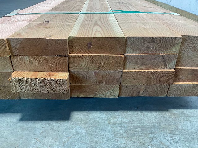 Douglas balk geschaafd 500x21,5x7 cm (10x) - afbeelding 2 van  4