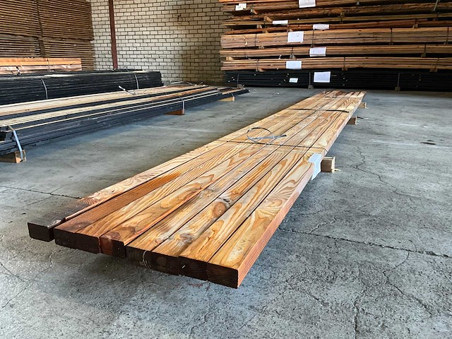Douglas balk geschaafd 500x7x4,5 cm (8x) - afbeelding 3 van  5