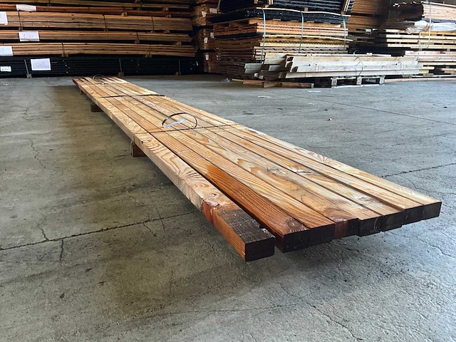 Douglas balk geschaafd 500x7x4,5 cm (8x) - afbeelding 5 van  5