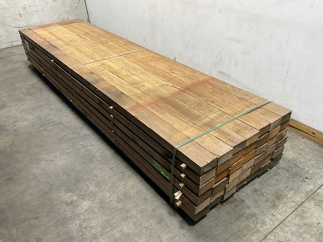 Douglas balk ruw - 400x15x7,5 cm (20x) - afbeelding 1 van  8