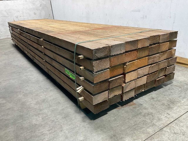 Douglas balk ruw - 400x15x7,5 cm (21x) - afbeelding 4 van  6