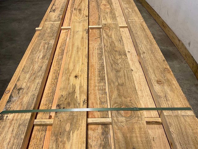 Douglas balk ruw 400x15x5 cm (67x) - afbeelding 5 van  6