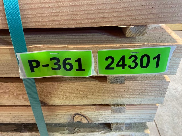 Douglas balk ruw 400x15x5 cm (67x) - afbeelding 7 van  8