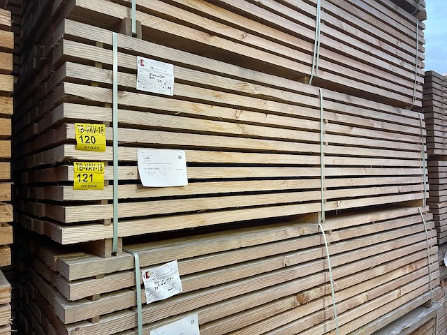 Douglas balken fijnbezaagd 3000x150x50mm (35x) - afbeelding 4 van  4