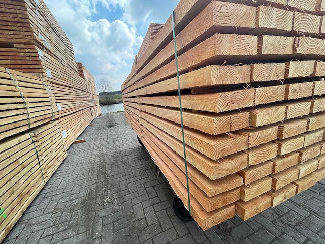 Douglas balken fijnbezaagd 3000x150x50mm (42x) - afbeelding 2 van  4