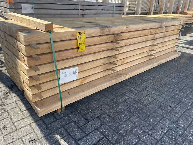 Douglas balken fijnbezaagd 3000x200x75mm (20x) - afbeelding 4 van  4