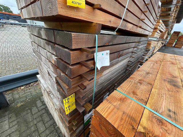 Douglas balken fijnbezaagd 3000x200x75mm (20x) - afbeelding 4 van  4
