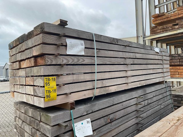 Douglas balken fijnbezaagd 3000x200x75mm (20x) - afbeelding 2 van  2