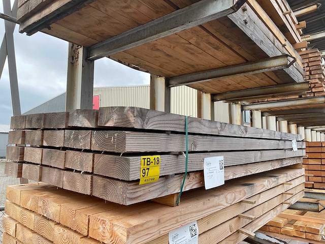 Douglas balken fijnbezaagd 3000x200x75mm (20x) - afbeelding 4 van  4