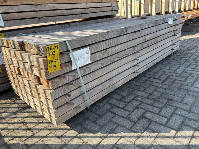 Douglas balken fijnbezaagd 3000x200x75mm (20x) - afbeelding 4 van  4