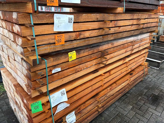 Douglas balken fijnbezaagd 3000x200x75mm (20x) - afbeelding 4 van  4
