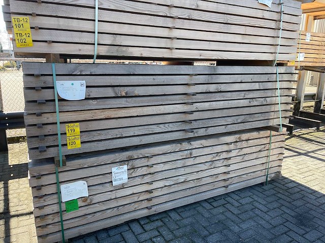 Douglas balken fijnbezaagd 3000x200x75mm (20x) - afbeelding 4 van  4
