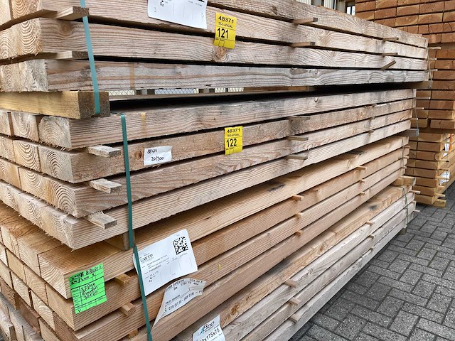 Douglas balken fijnbezaagd 3000x200x75mm (20x) - afbeelding 4 van  4