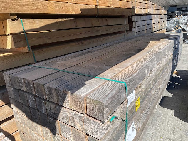 Douglas balken fijnbezaagd 4000x120x120mm (54x) - afbeelding 2 van  3