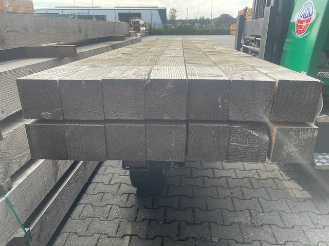 Douglas balken fijnbezaagd 4000x140x140mm (14x) - afbeelding 3 van  3