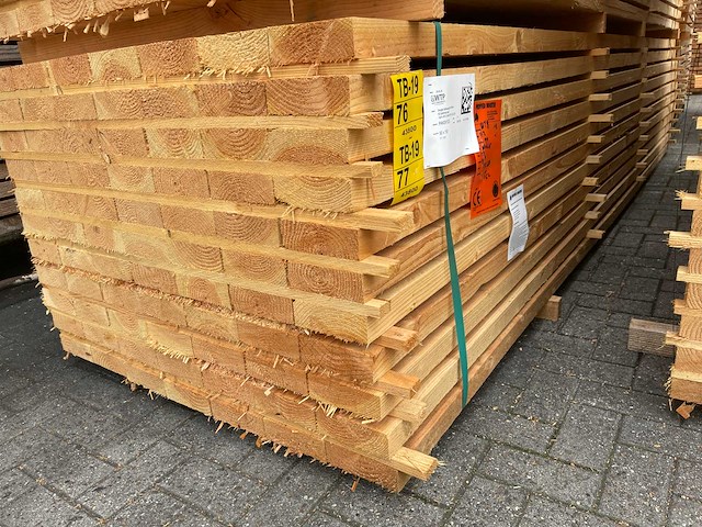 Douglas balken fijnbezaagd 4000x150x50mm (42x) - afbeelding 4 van  4