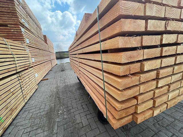 Douglas balken fijnbezaagd 4000x150x50mm (42x) - afbeelding 2 van  4