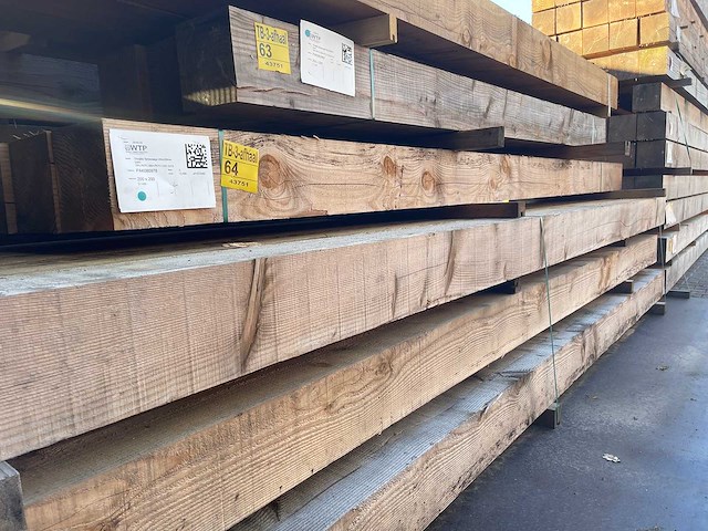 Douglas balken fijnbezaagd 4000x200x200mm (3x) - afbeelding 4 van  4
