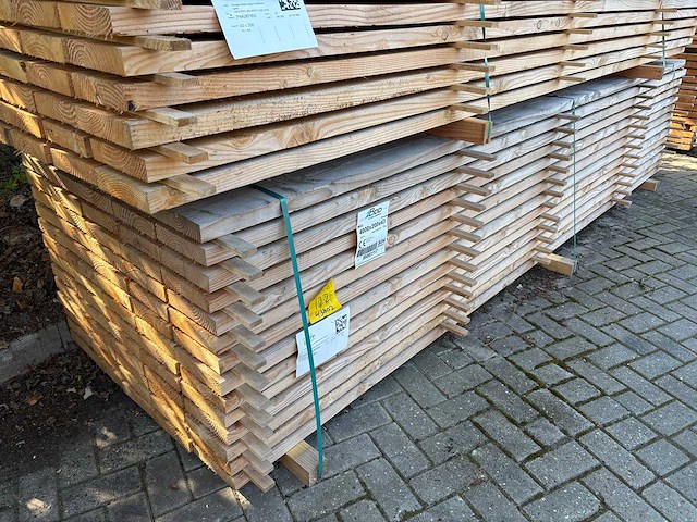 Douglas balken fijnbezaagd 4000x200x43mm (70x) - afbeelding 4 van  4