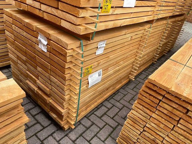Douglas balken fijnbezaagd 4000x200x43mm (85x) - afbeelding 4 van  4