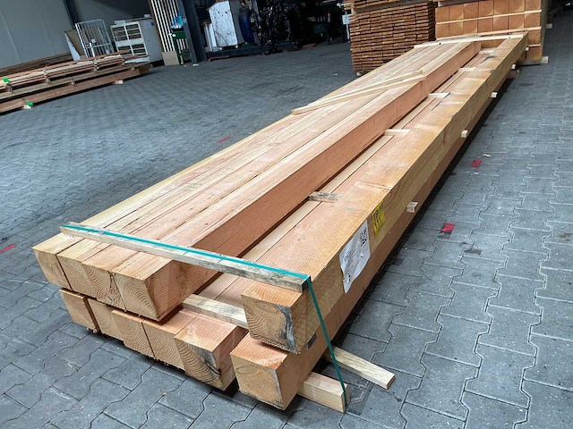 Douglas balken fijnbezaagd 5000x150x150mm (11x) - afbeelding 4 van  4