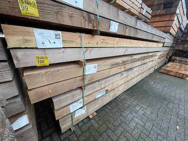 Douglas balken fijnbezaagd 5000x150x150mm (12x) - afbeelding 4 van  4