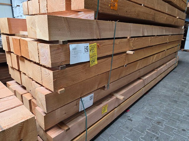 Douglas balken fijnbezaagd 5000x150x150mm (14x) - afbeelding 4 van  4