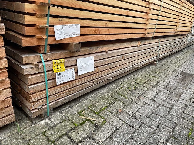 Douglas balken fijnbezaagd 5000x150x50mm (46x) - afbeelding 4 van  4