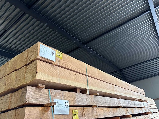 Douglas balken fijnbezaagd 5000x200x200mm (10x) - afbeelding 4 van  4