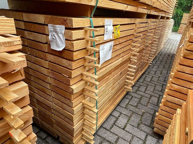 Douglas balken fijnbezaagd 5000x200x43mm (90x) - afbeelding 4 van  4