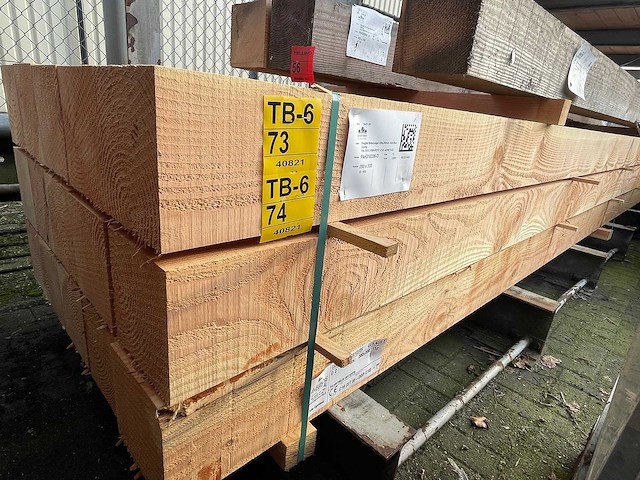 Douglas balken fijnbezaagd 6000x200x200mm (10x) - afbeelding 4 van  4