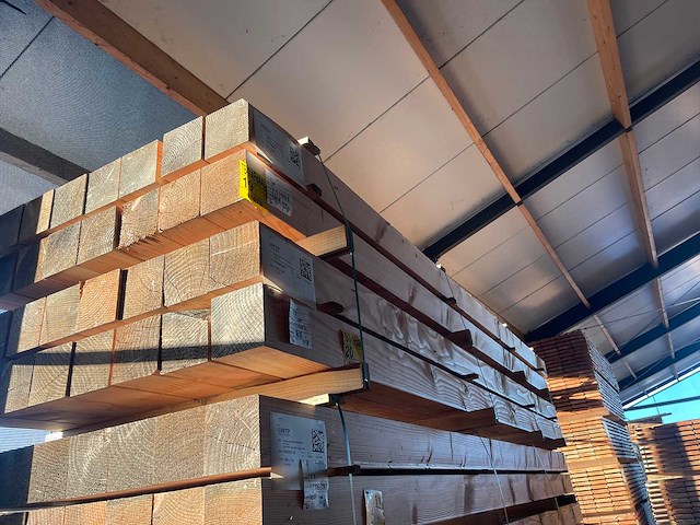 Douglas balken geschaafd 4000x140x140mm (14x) - afbeelding 4 van  4