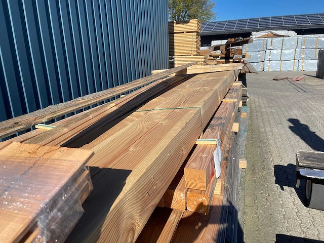 Douglas balken geschaafd 4000x140x140mm (3x) - afbeelding 2 van  3