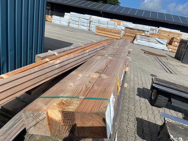 Douglas balken geschaafd 4000x140x140mm (3x) - afbeelding 1 van  3