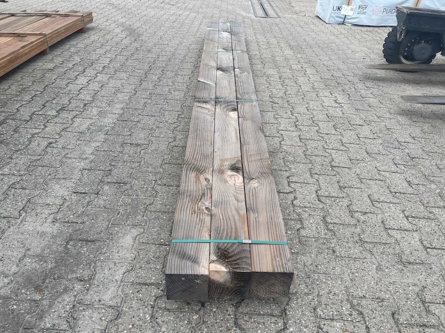Douglas balken geschaafd 4000x140x140mm (3x) - afbeelding 1 van  3