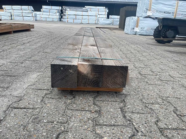 Douglas balken geschaafd 4000x140x140mm (3x) - afbeelding 3 van  3
